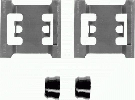 HELLA 8DZ 355 202-391 - Kit accessori, Pastiglia freno www.autoricambi360.it