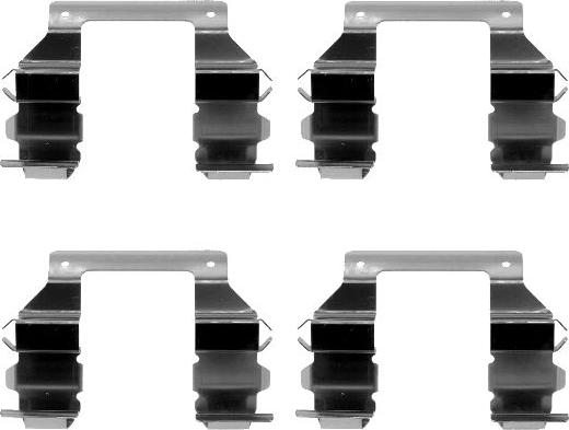 HELLA 8DZ 355 202-291 - Kit accessori, Pastiglia freno www.autoricambi360.it