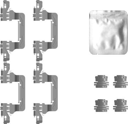 HELLA 8DZ 355 207-271 - Kit accessori, Pastiglia freno www.autoricambi360.it