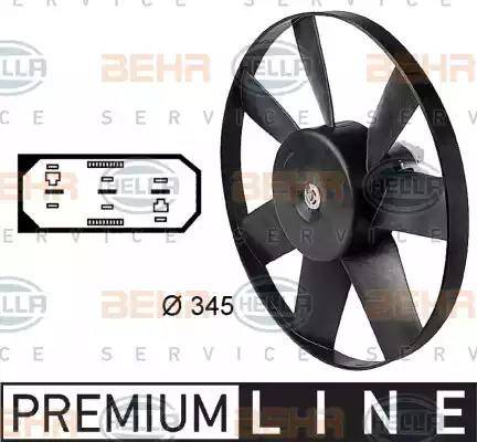 HELLA 8EW 009 144-451 - Ventola, Raffreddamento motore www.autoricambi360.it