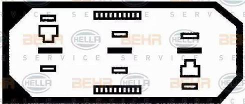 HELLA 8EW 009 144-591 - Ventola, Raffreddamento motore www.autoricambi360.it