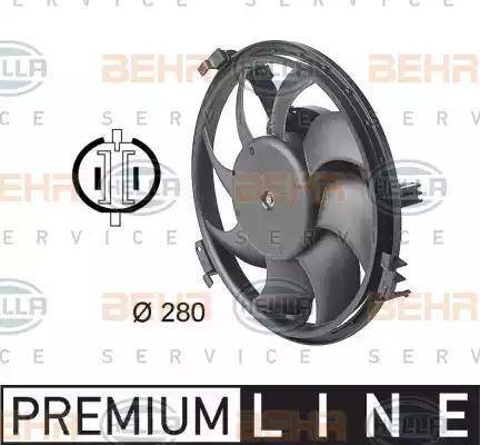 HELLA 8EW 009 144-341 - Ventola, Raffreddamento motore www.autoricambi360.it