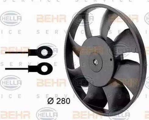 HELLA 8EW 009 144-331 - Ventola, Raffreddamento motore www.autoricambi360.it