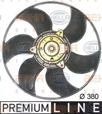 HELLA 8EW 009 158-501 - Ventola, Raffreddamento motore www.autoricambi360.it