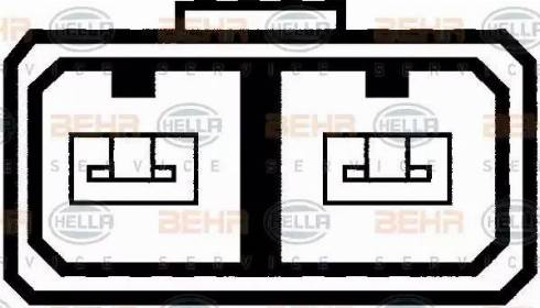 HELLA 8EW 009 157-301 - Ventola, Condensatore climatizzatore www.autoricambi360.it