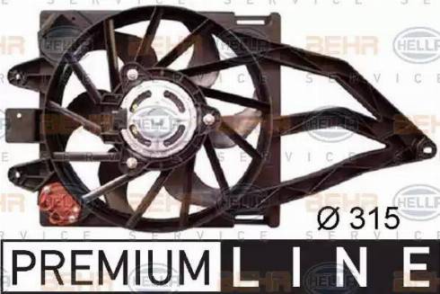 HELLA 8EW 351 044-401 - Ventola, Raffreddamento motore www.autoricambi360.it