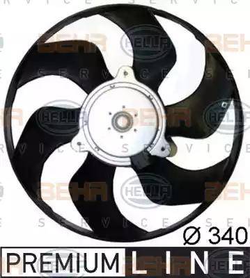 HELLA 8EW 351 044-391 - Ventola, Raffreddamento motore www.autoricambi360.it