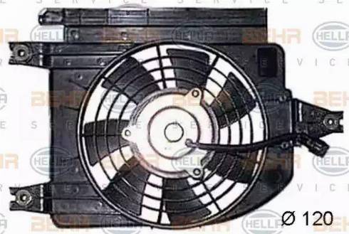 HELLA 8EW 351 044-381 - Ventola, Condensatore climatizzatore www.autoricambi360.it