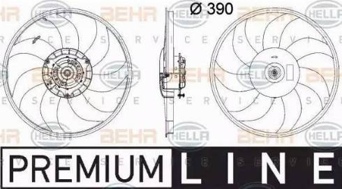 HELLA 8EW 351 041-631 - Ventola, Raffreddamento motore www.autoricambi360.it