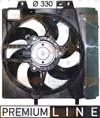 HELLA 8EW 351 043-551 - Ventola, Raffreddamento motore www.autoricambi360.it
