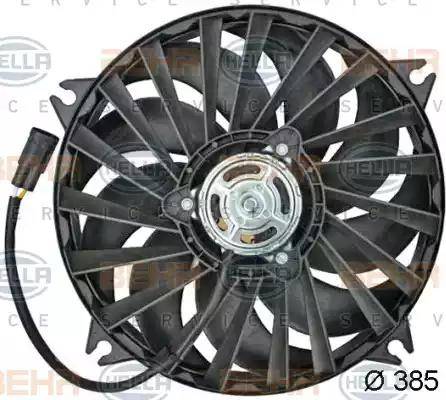 HELLA 8EW 351 043-531 - Ventola, Raffreddamento motore www.autoricambi360.it