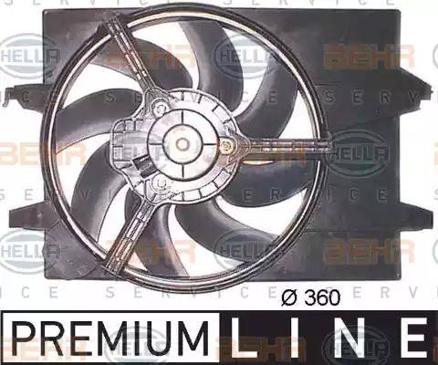 HELLA 8EW 351 043-671 - Ventola, Raffreddamento motore www.autoricambi360.it
