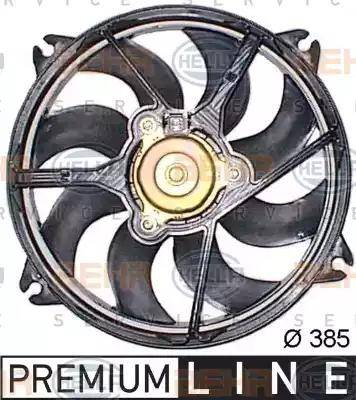 HELLA 8EW 351 043-621 - Ventola, Raffreddamento motore www.autoricambi360.it