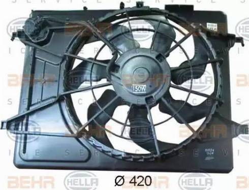 HELLA 8EW 351 043-191 - Ventola, Raffreddamento motore www.autoricambi360.it