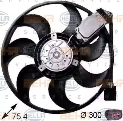 HELLA 8EW 351 043-241 - Ventola, Raffreddamento motore www.autoricambi360.it