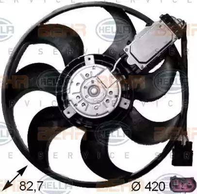 HELLA 8EW 351 043-231 - Ventola, Raffreddamento motore www.autoricambi360.it