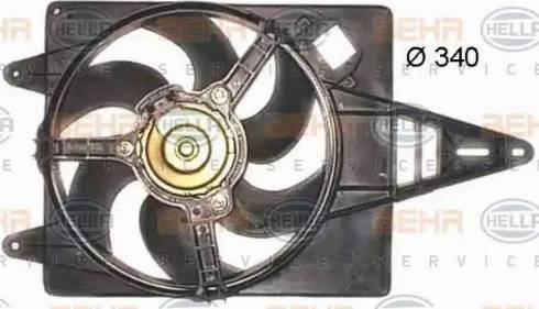 HELLA 8EW 351 043-711 - Ventola, Raffreddamento motore www.autoricambi360.it