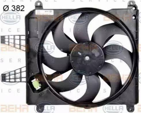 HELLA 8EW 351 039-521 - Ventola, Raffreddamento motore www.autoricambi360.it