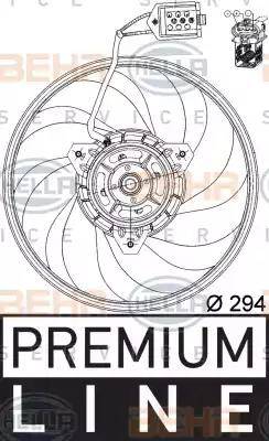 HELLA 8EW 351 039-691 - Ventola, Condensatore climatizzatore www.autoricambi360.it