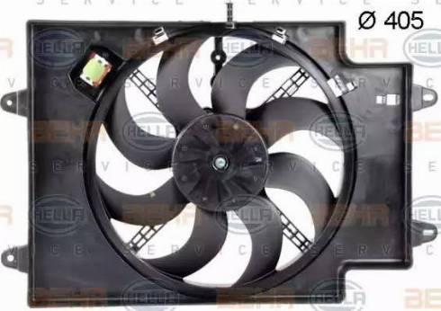 HELLA 8EW 351 039-621 - Ventola, Raffreddamento motore www.autoricambi360.it