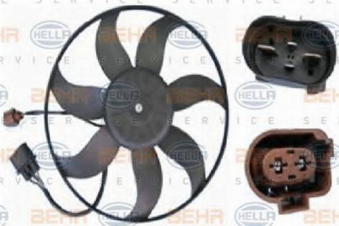 HELLA 8EW 351 039-191 - Ventola, Raffreddamento motore www.autoricambi360.it