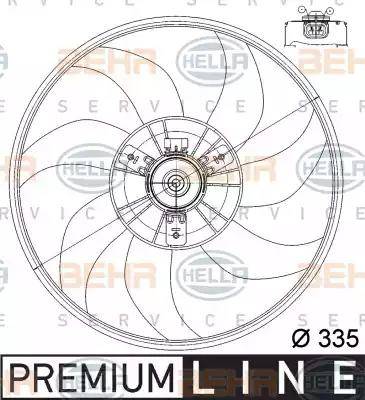 HELLA 8EW 351 039-751 - Ventola, Raffreddamento motore www.autoricambi360.it