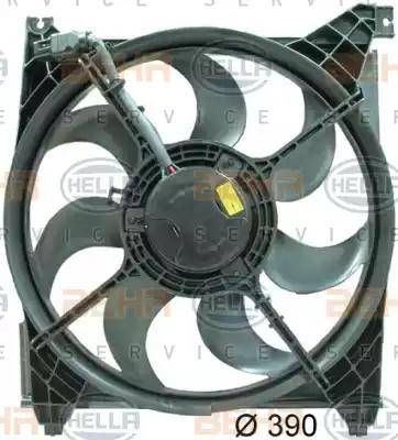 HELLA 8EW 351 034-471 - Ventola, Raffreddamento motore www.autoricambi360.it