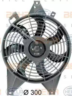 HELLA 8EW 351 034-631 - Ventola, Condensatore climatizzatore www.autoricambi360.it