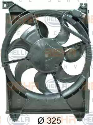 HELLA 8EW 351 034-701 - Ventola, Condensatore climatizzatore www.autoricambi360.it