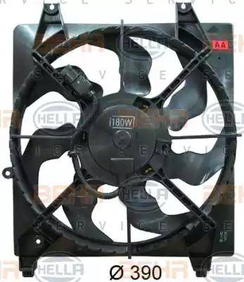 HELLA 8EW 351 034-721 - Ventola, Raffreddamento motore www.autoricambi360.it