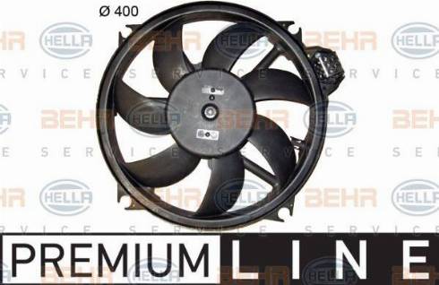 HELLA 8EW 351 149-581 - Ventola, Raffreddamento motore www.autoricambi360.it