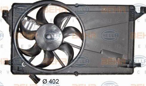 HELLA 8EW 351 150-424 - Ventola, Raffreddamento motore www.autoricambi360.it