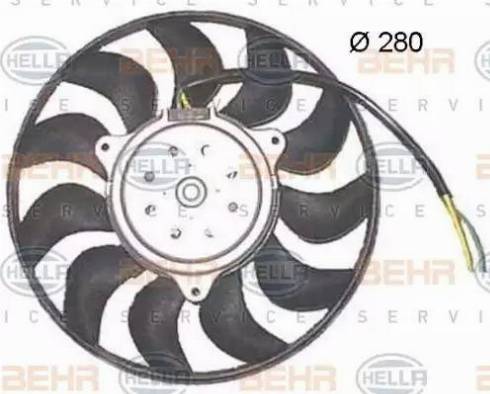HELLA 8EW 351 150-034 - Ventola, Raffreddamento motore www.autoricambi360.it