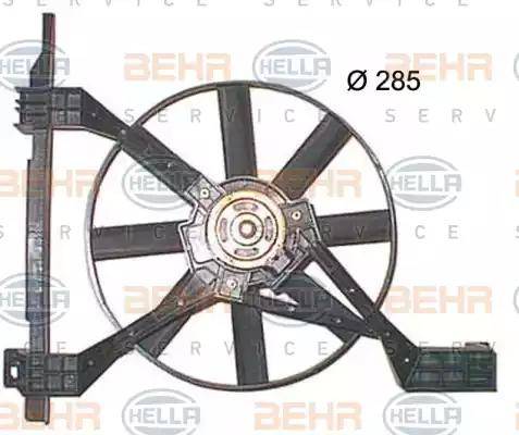 HELLA 8EW 351 150-251 - Ventola, Raffreddamento motore www.autoricambi360.it