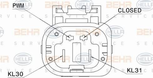 HELLA 8EW 351 151-071 - Ventola, Raffreddamento motore www.autoricambi360.it