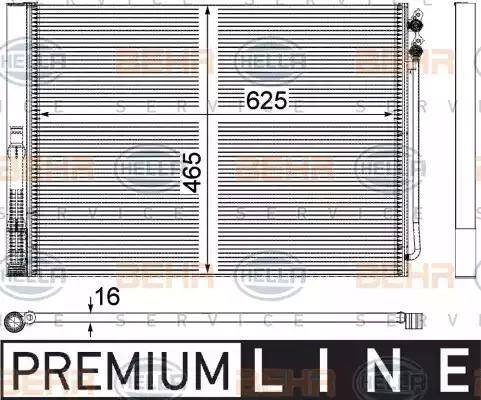 HELLA 8FC 351 309-141 - Condensatore, Climatizzatore www.autoricambi360.it