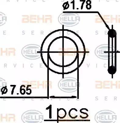 HELLA 8FC 351 319-411 - Condensatore, Climatizzatore www.autoricambi360.it