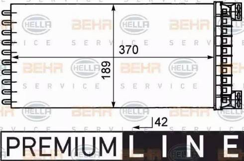 HELLA 8FH 351 029-081 - Scambiatore calore, Riscaldamento abitacolo www.autoricambi360.it