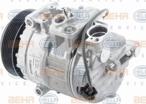 HELLA 8FK 351 006-381 - Compressore, Climatizzatore www.autoricambi360.it