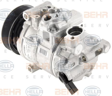 HELLA 8FK 351 007-091 - Compressore, Climatizzatore www.autoricambi360.it