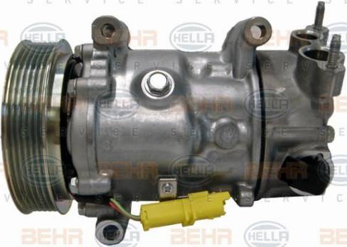 HELLA 8FK 351 007-211 - Compressore, Climatizzatore www.autoricambi360.it
