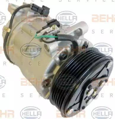 HELLA 8FK 351 106-941 - Compressore, Climatizzatore www.autoricambi360.it