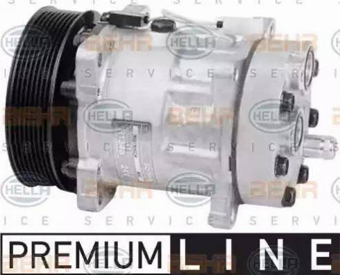 HELLA 8FK 351 119-321 - Compressore, Climatizzatore www.autoricambi360.it