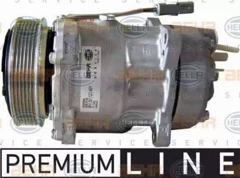 HELLA 8FK 351 127-491 - Compressore, Climatizzatore www.autoricambi360.it