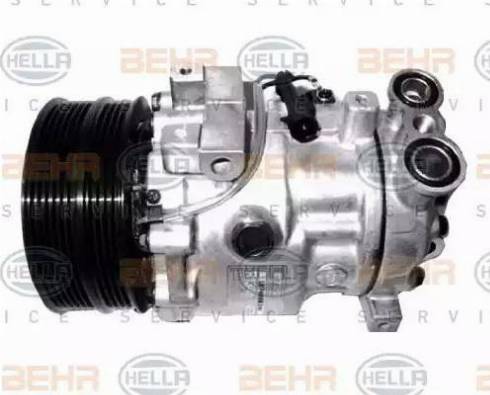 HELLA 8FK 351 127-461 - Compressore, Climatizzatore www.autoricambi360.it