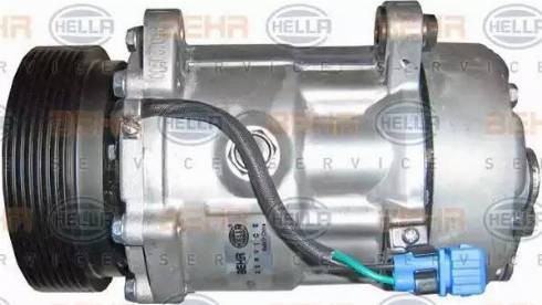 HELLA 8FK 351 127-021 - Compressore, Climatizzatore www.autoricambi360.it