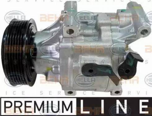 HELLA 8FK 351 340-011 - Compressore, Climatizzatore www.autoricambi360.it