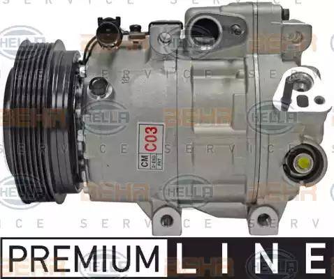 HELLA 8FK 351 340-111 - Compressore, Climatizzatore www.autoricambi360.it