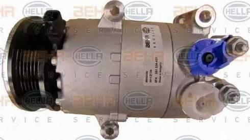 HELLA 8FK 351 334-421 - Compressore, Climatizzatore www.autoricambi360.it