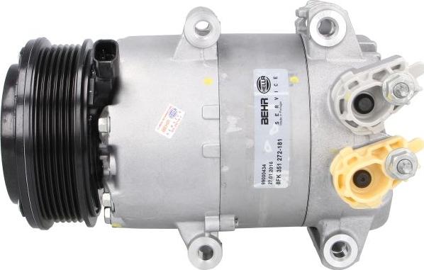 HELLA 8FK 351 272-181 - Compressore, Climatizzatore www.autoricambi360.it